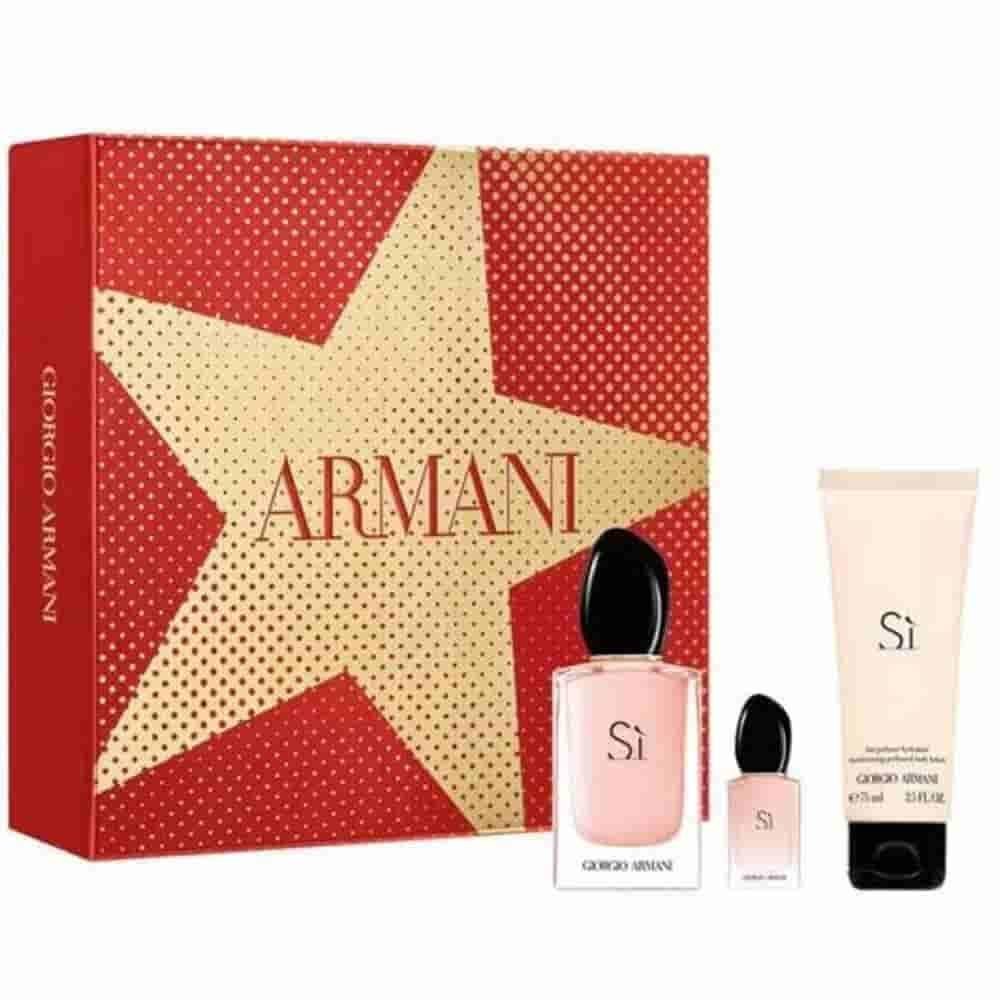 armani-si-edp-100ml-gift-set-15ml-body-lotion.jpg ARMANI Si Edp 100ml Gift Set + 15ml + Body Lotion - Image 1